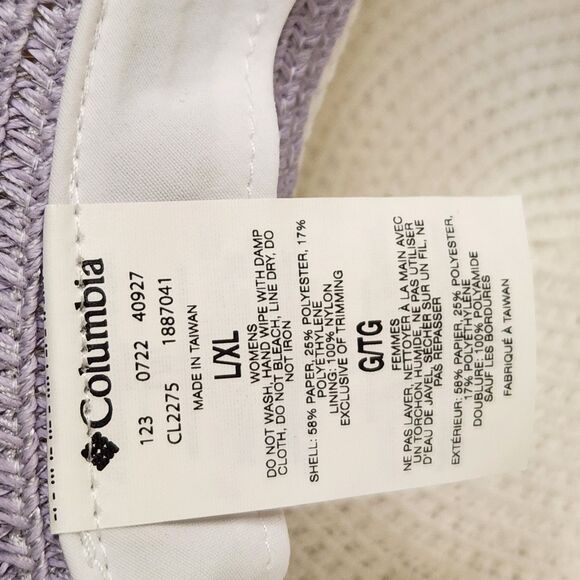 Columbia omni shade packable sun hat Lg/XL - Picture 5 of 7